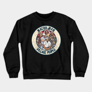 Retro Style Fan Art Design Village People // vintage Macho Man Crewneck Sweatshirt